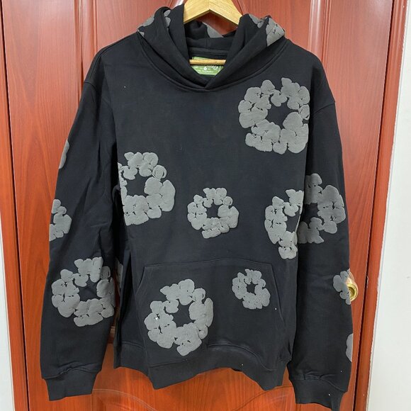 DENIM TEARS Kapok Print Hoodie (XL) - Picture 1 of 6